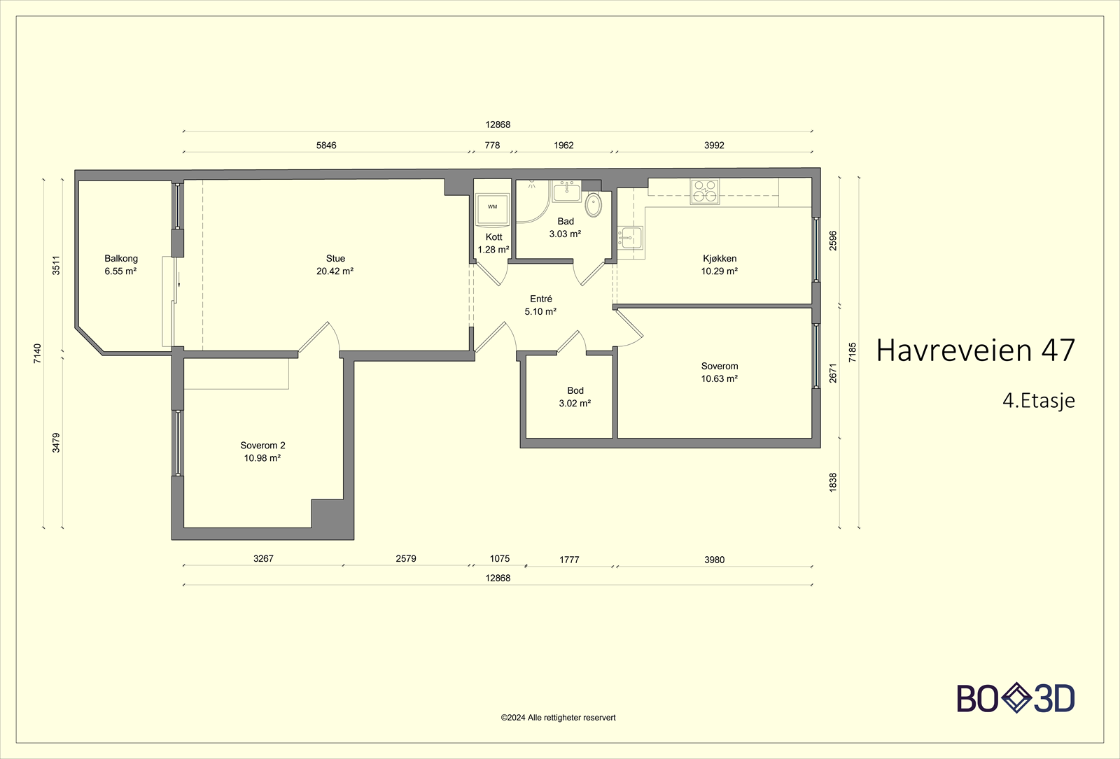Plantegning Galleribilde