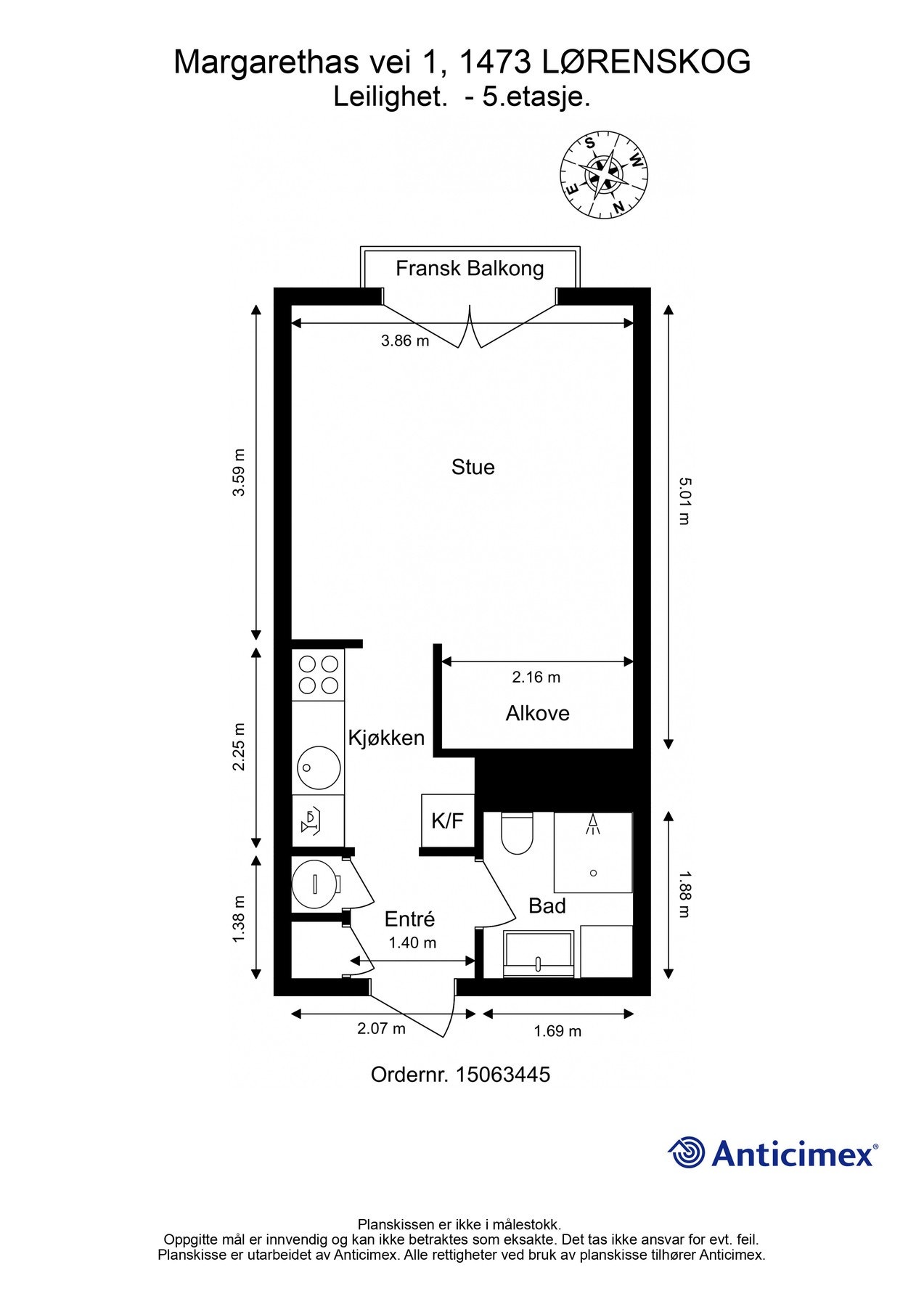 Planskisse Galleribilde