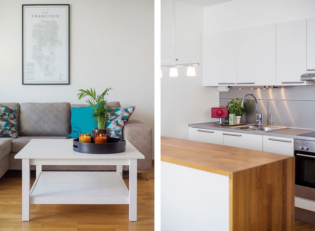 Stue og kjøkken Galleribilde