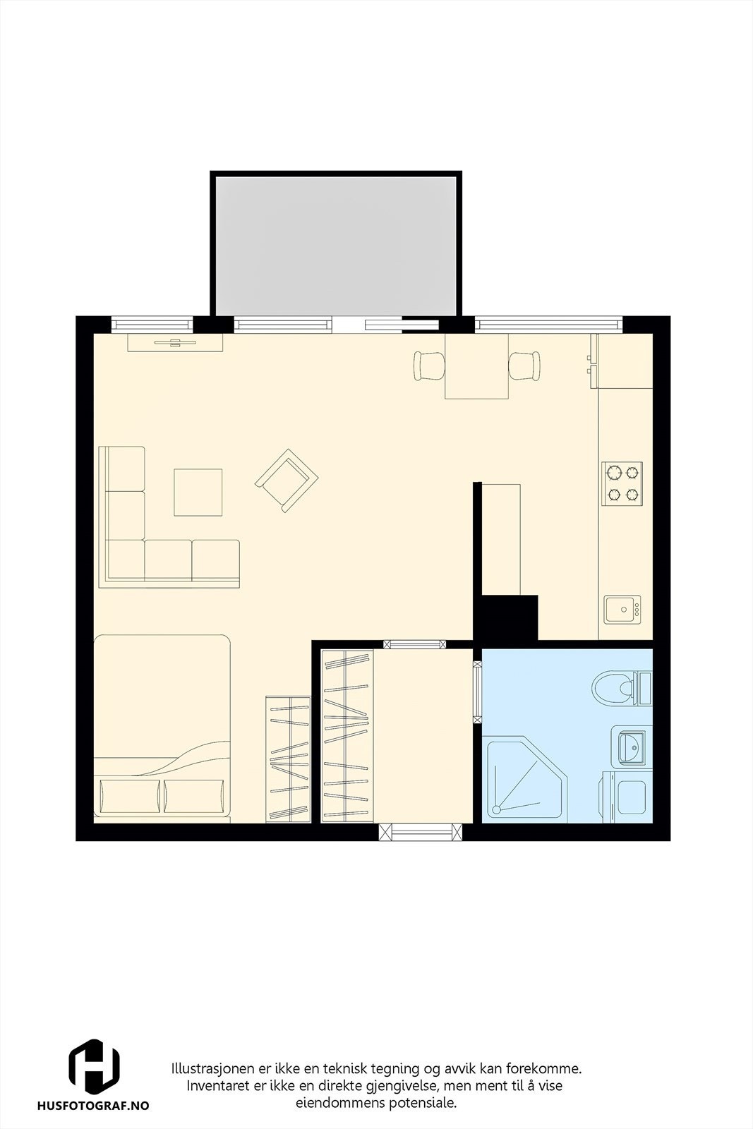 Plantegning Galleribilde