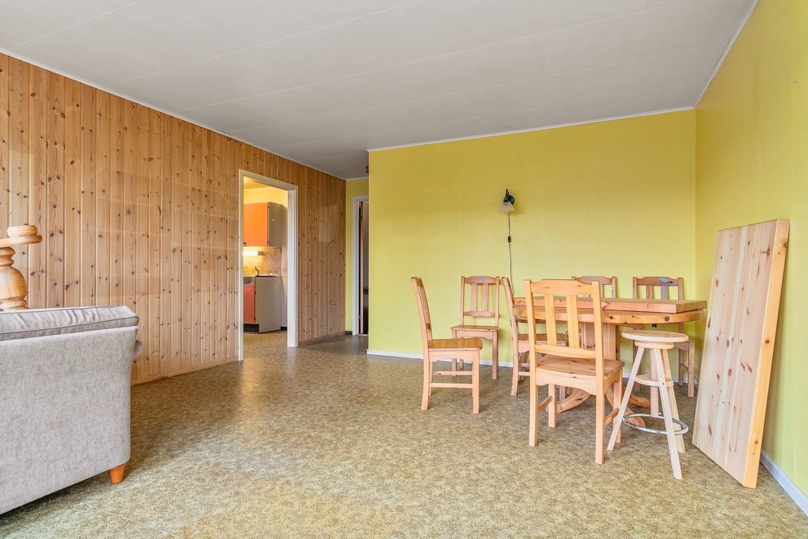 1. etasje: Leilighet - stue Galleribilde