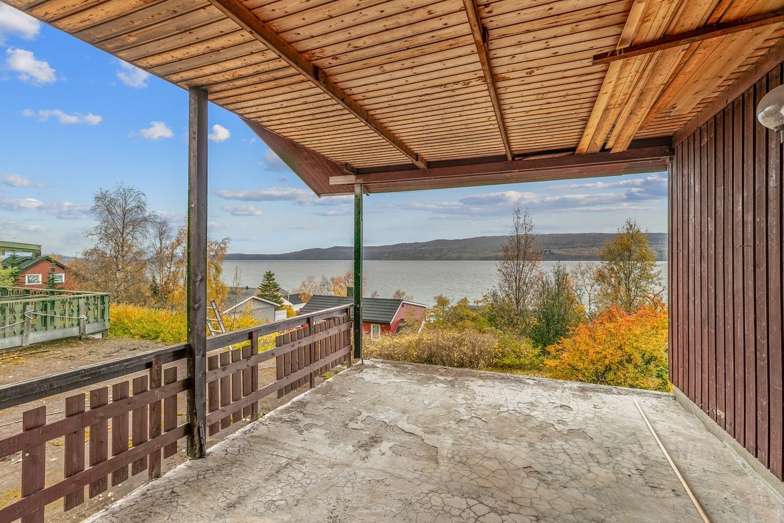 Utsikt fra veranda Galleribilde