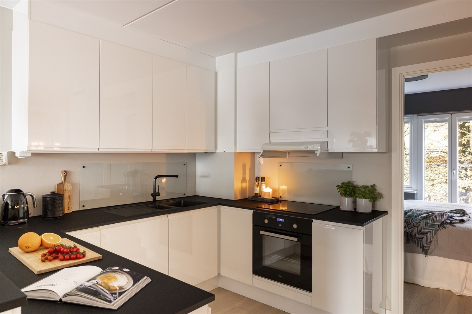 Det er mekanisk avtrekk over komfyren Galleribilde