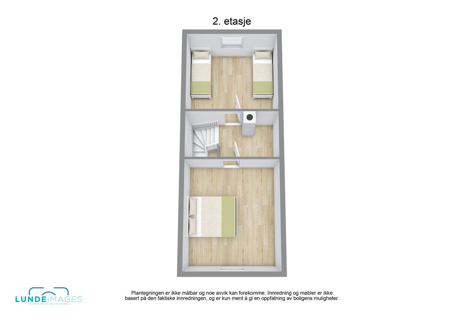 Planskisse 2. etasje 3D - ikke målbar Galleribilde