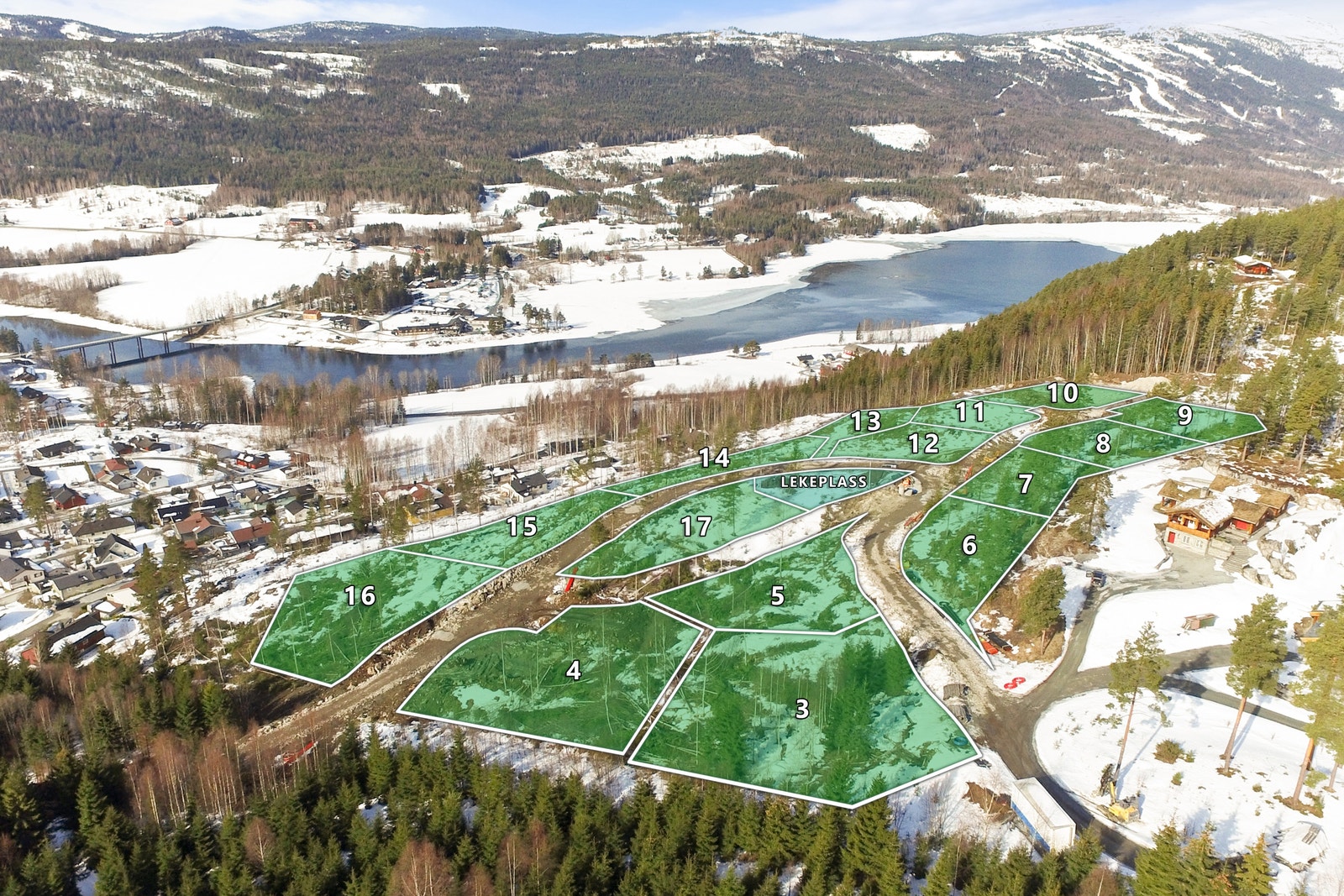 Vestvendt beliggenhet med flott utsikt Galleribilde