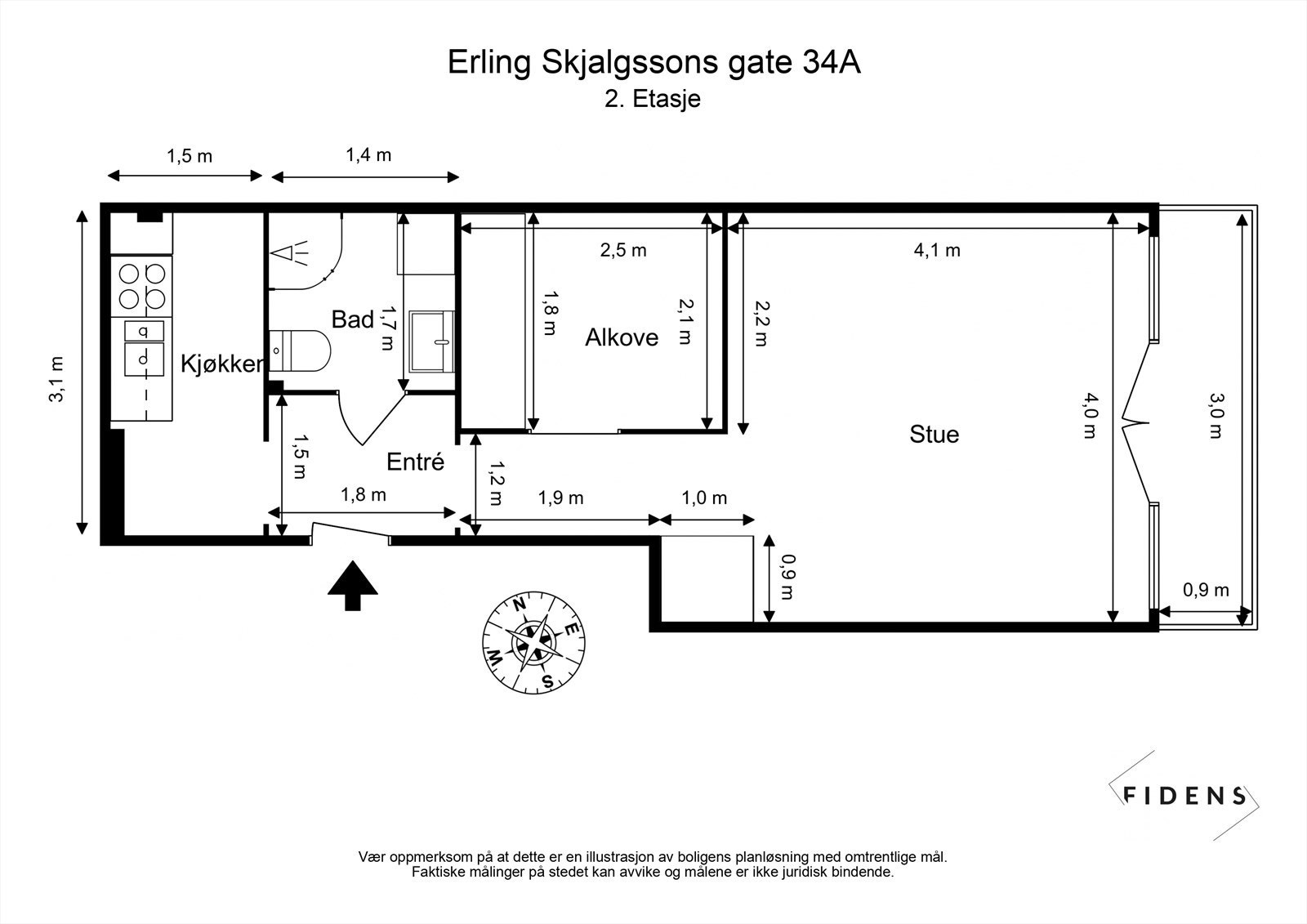 Plantegning Galleribilde