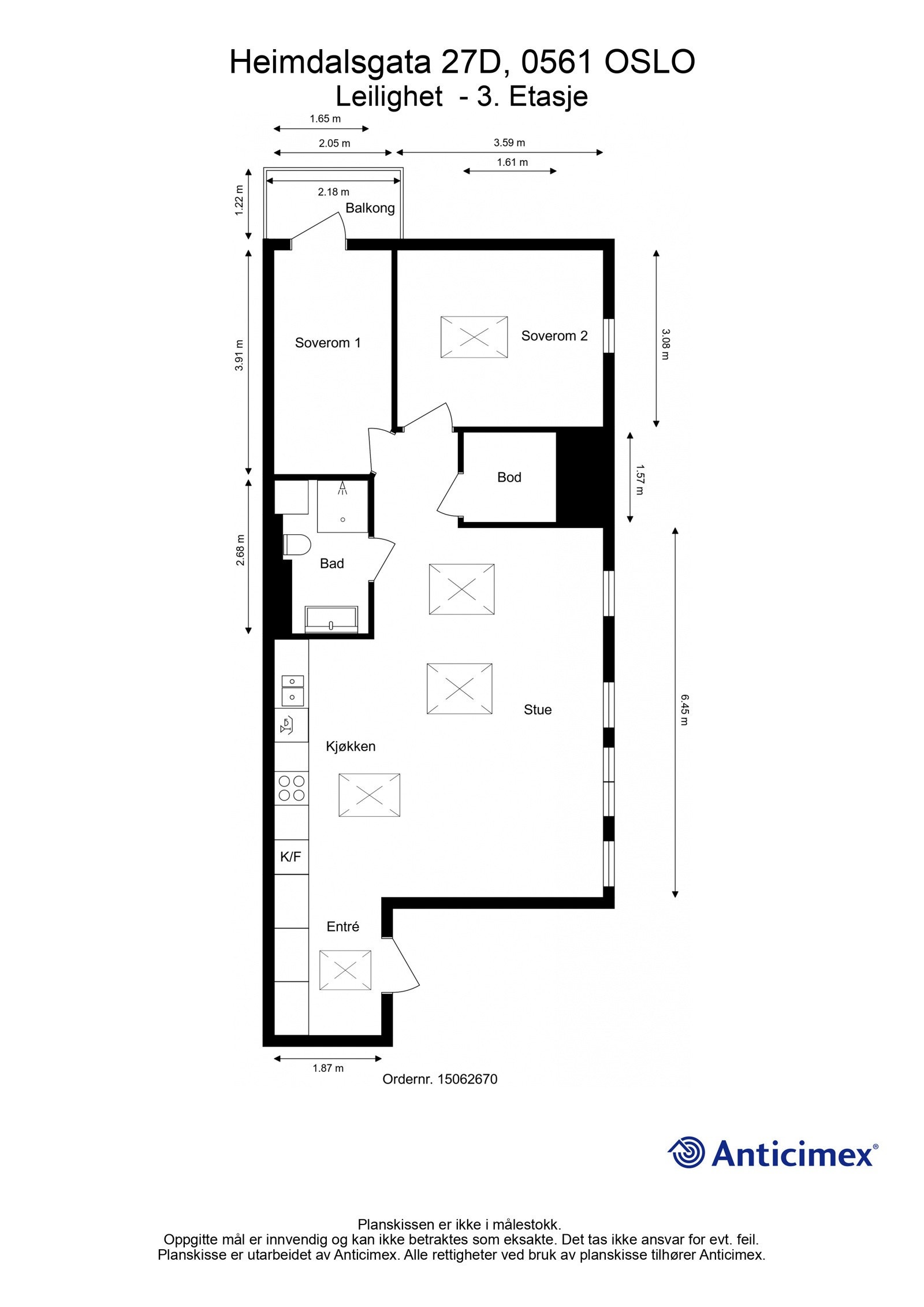 Plantegning. Galleribilde