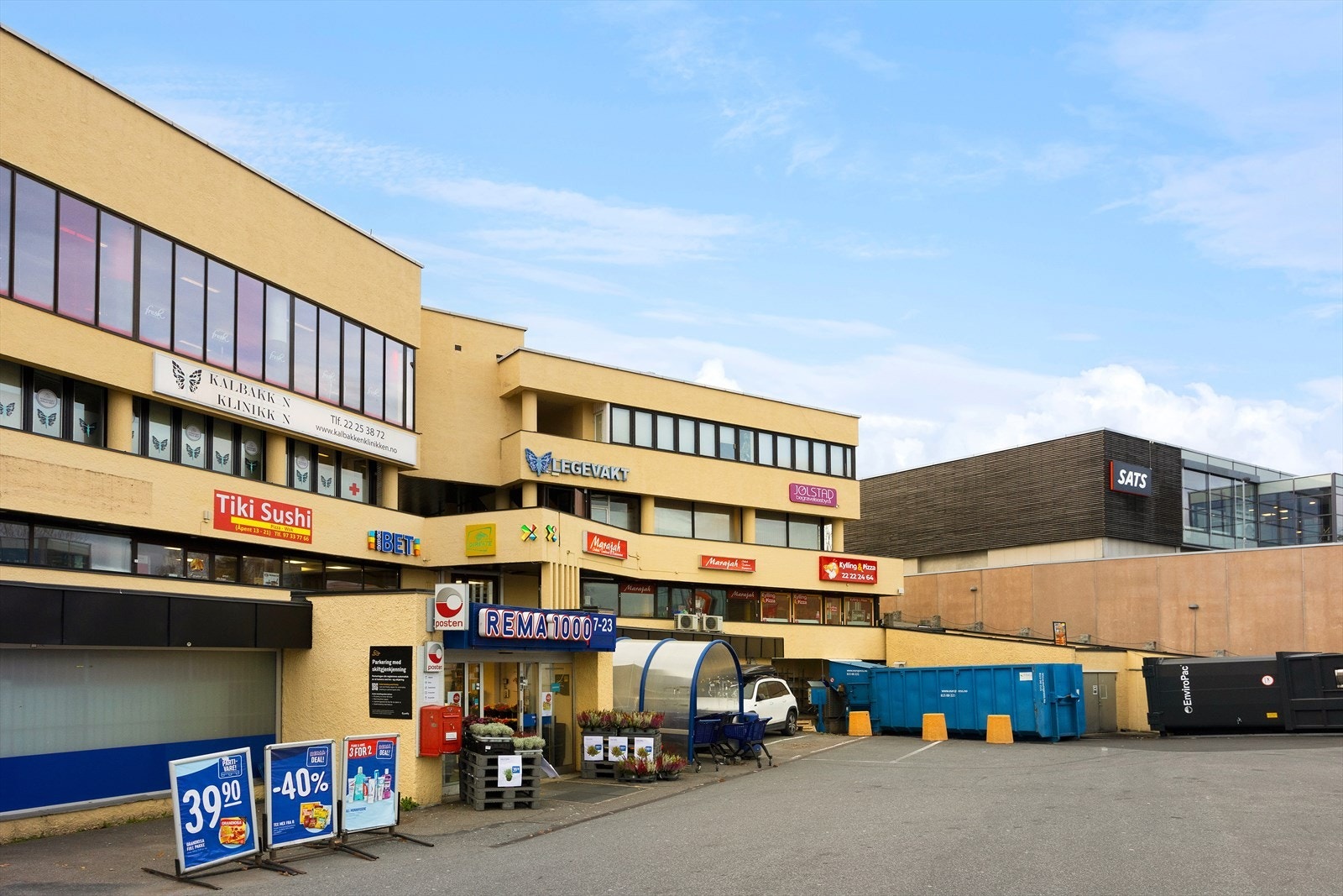 Kalbakken senter med kort gang avstand fra boligen Galleribilde