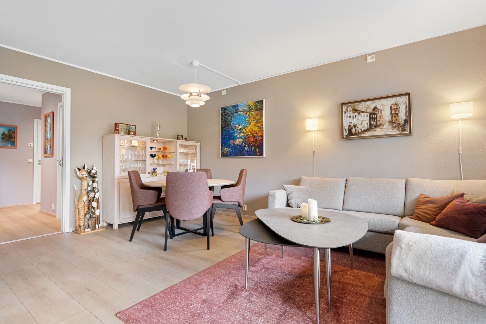 Romslig stue Galleribilde