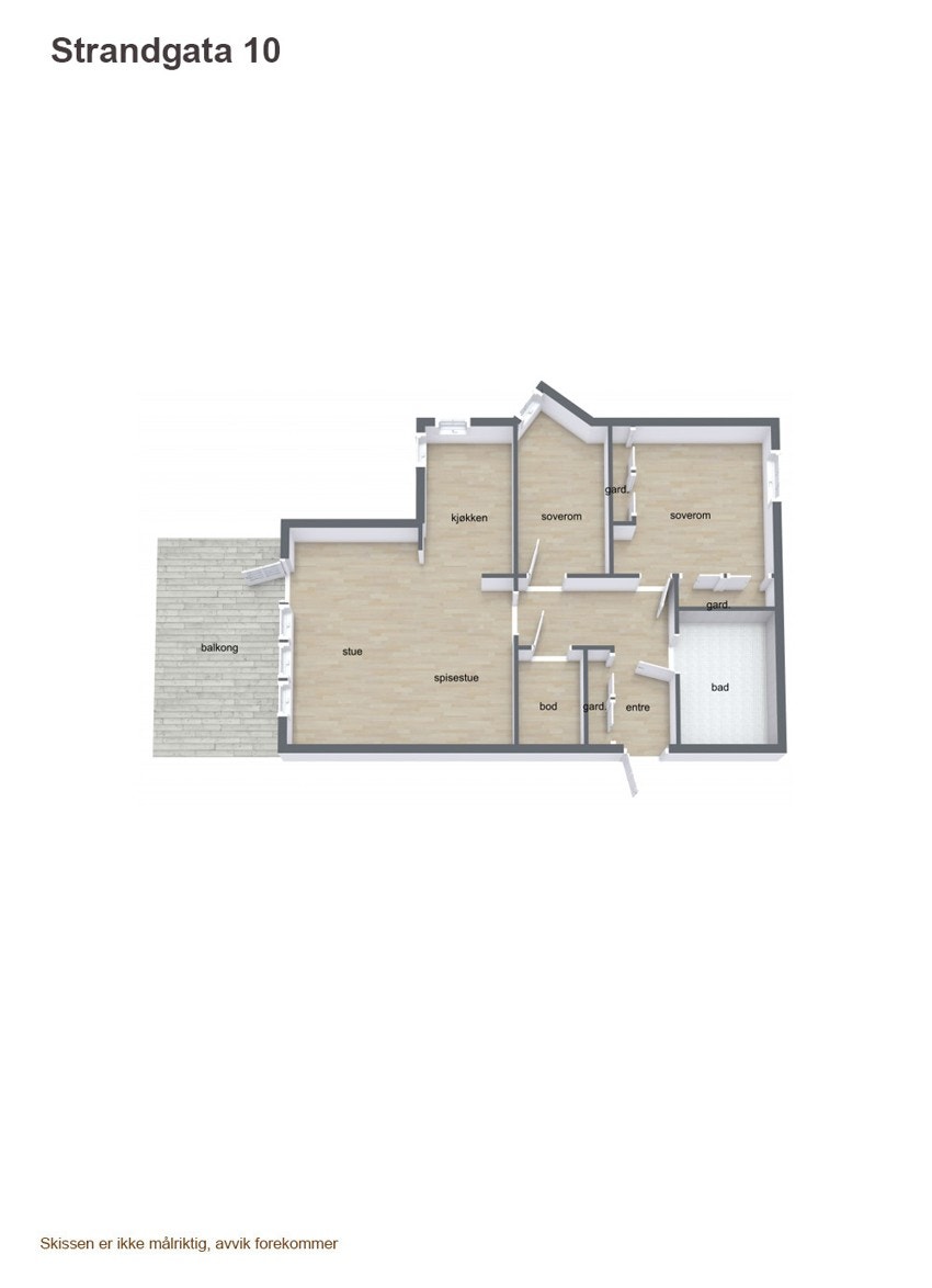 Plantegning Galleribilde