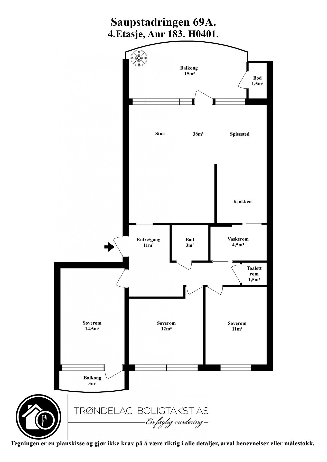 Planskisse. Galleribilde