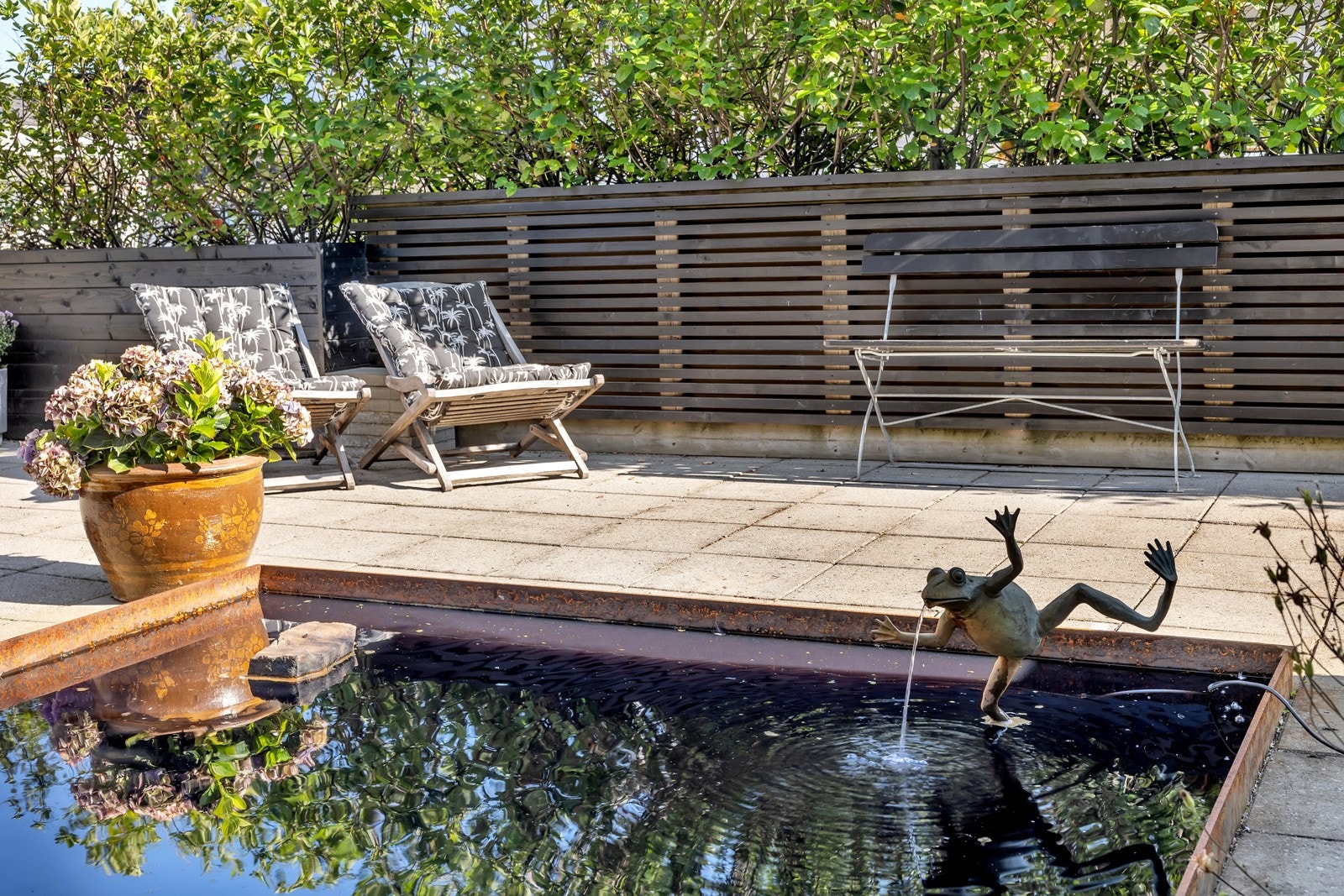 Patioen er en regelrett oase! Galleribilde
