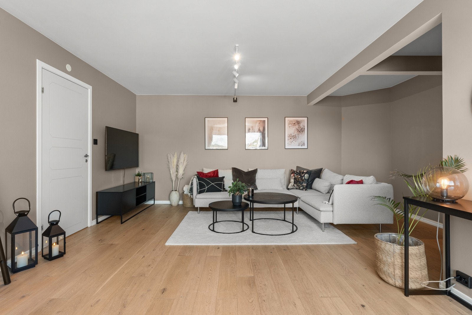 Delikat og innbydende stue Galleribilde