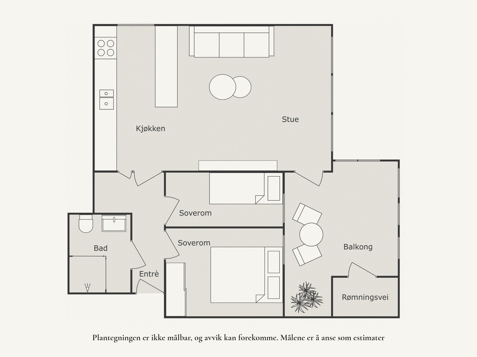 Plantegning Galleribilde