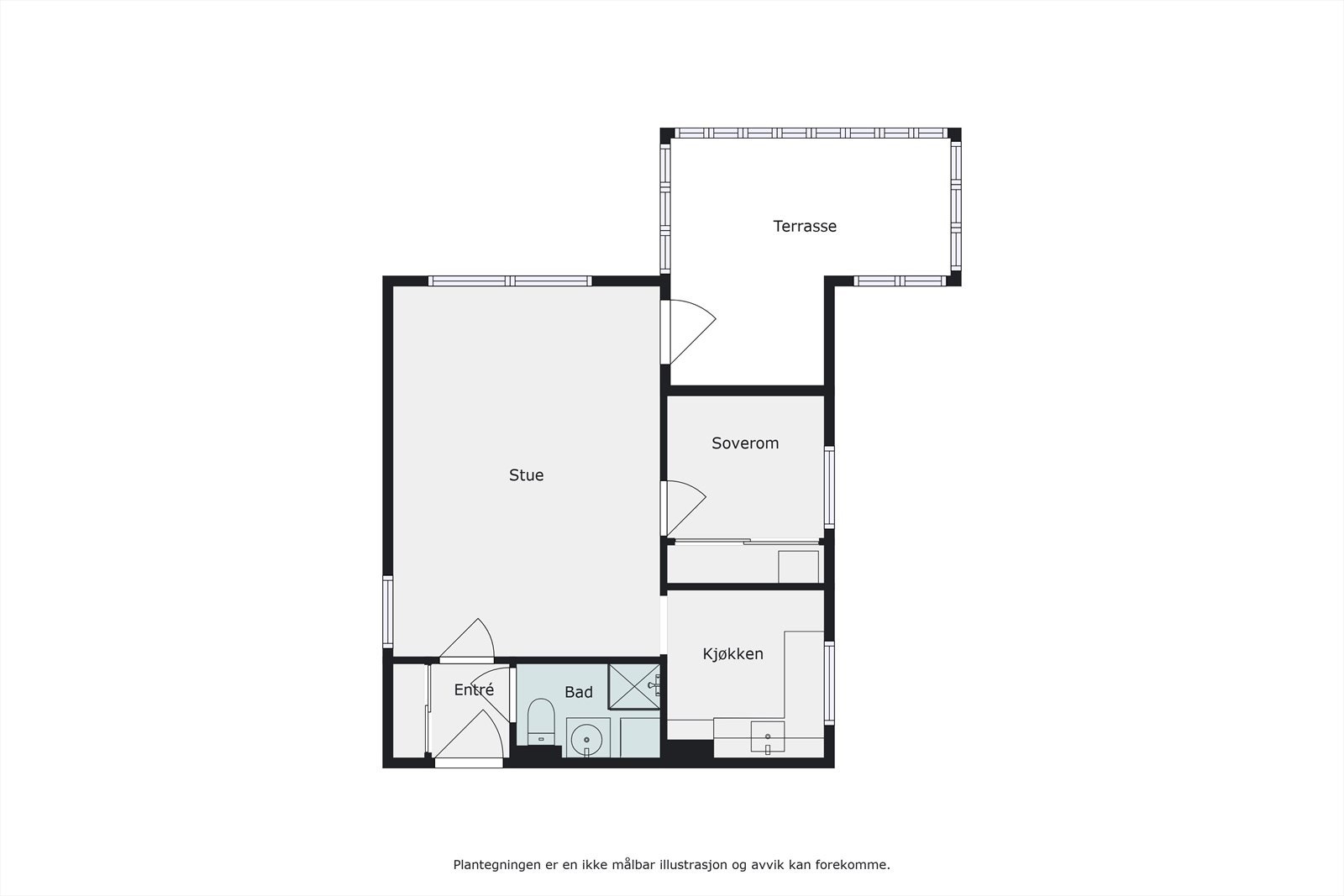 Plantegning Galleribilde