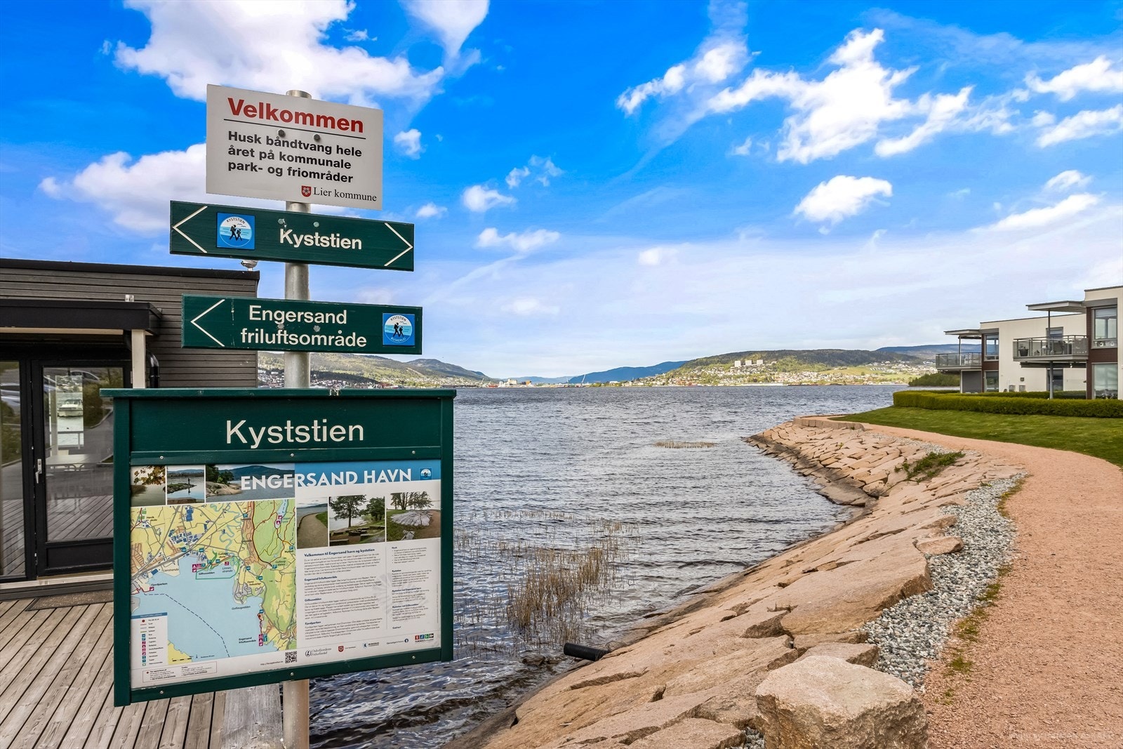 Engersand byr på flotte friområder som Kyststien. Galleribilde