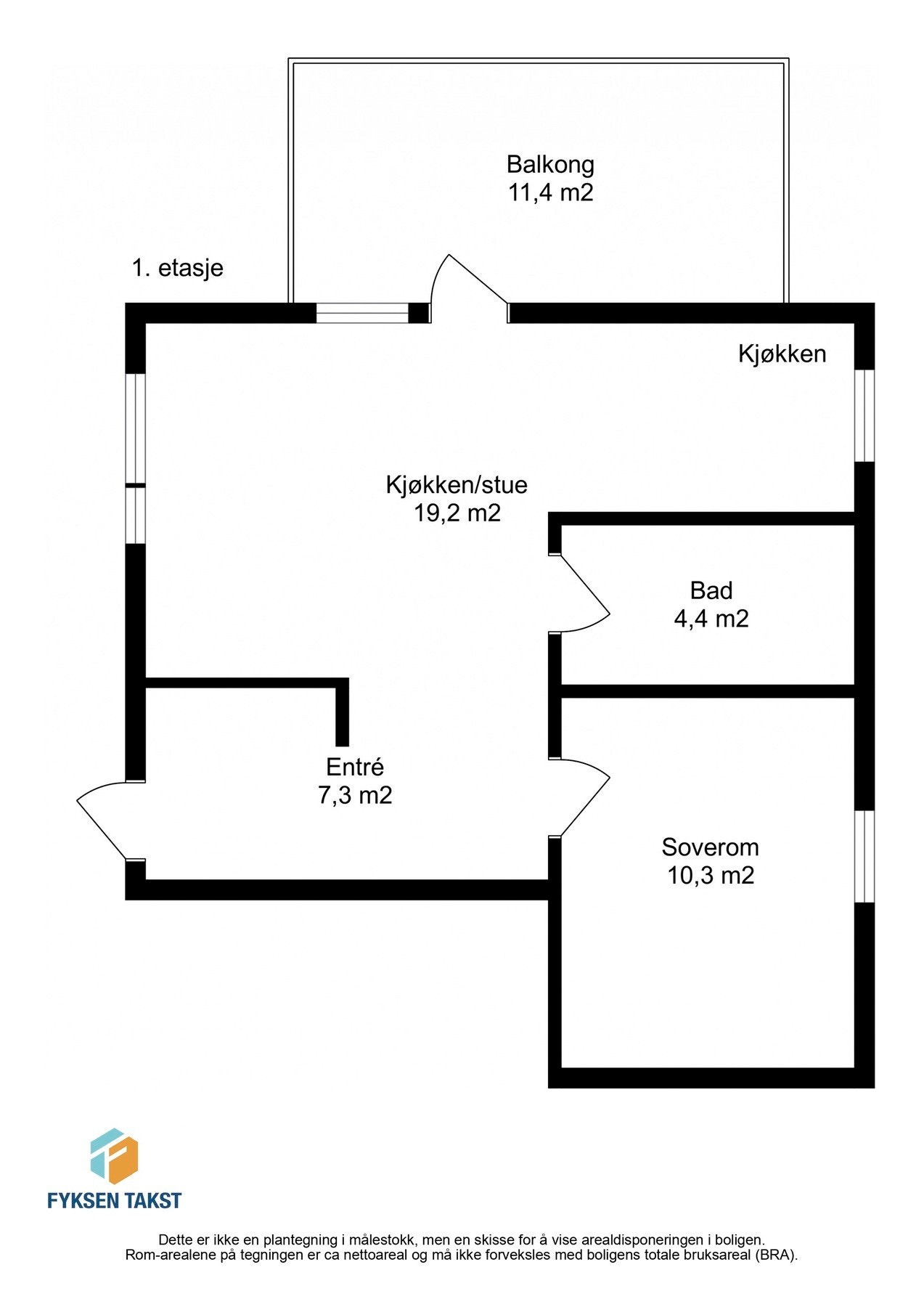 Planskisse. Galleribilde