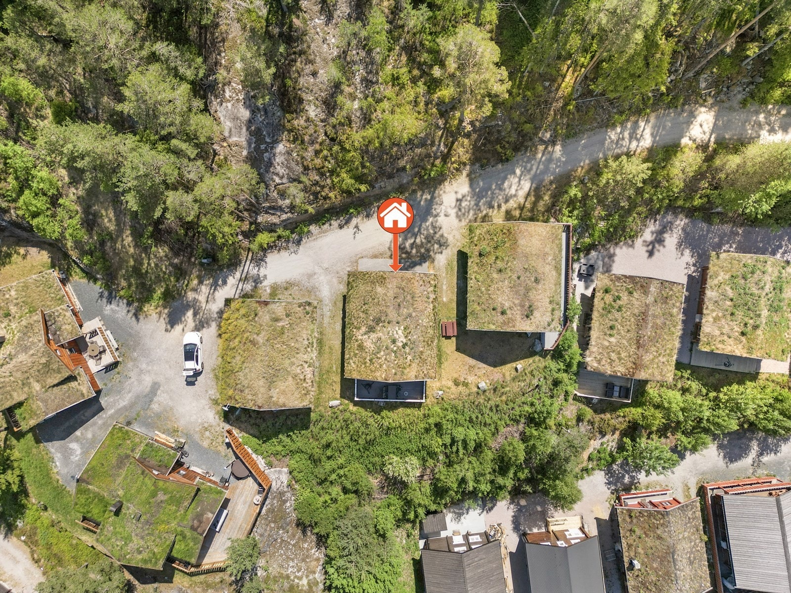 Sett ovenfra Galleribilde