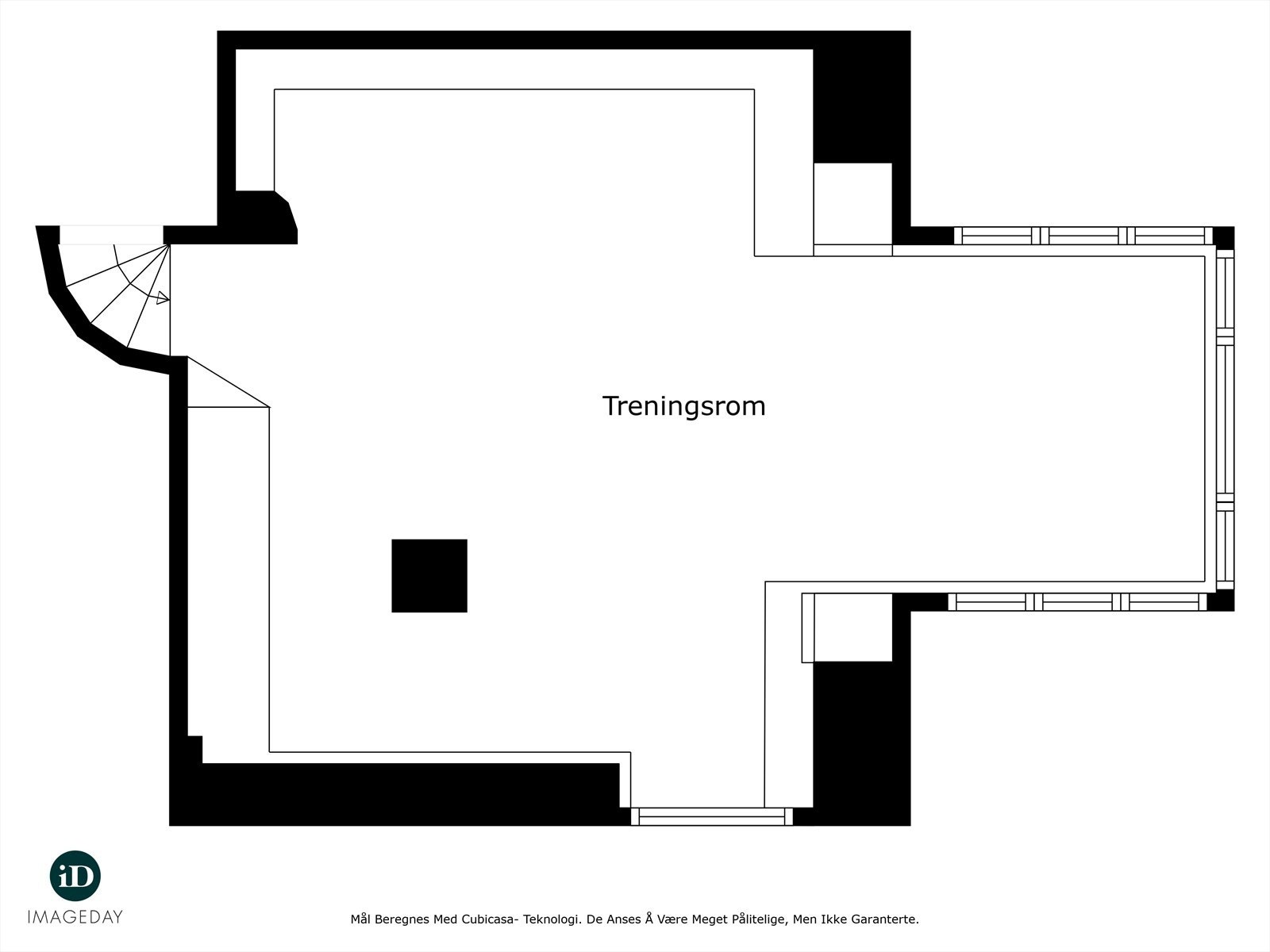 Plantegning underetasje Galleribilde