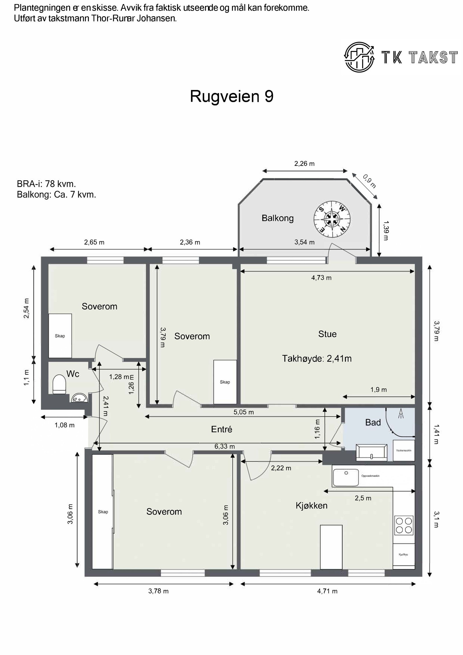 Plantegning Galleribilde