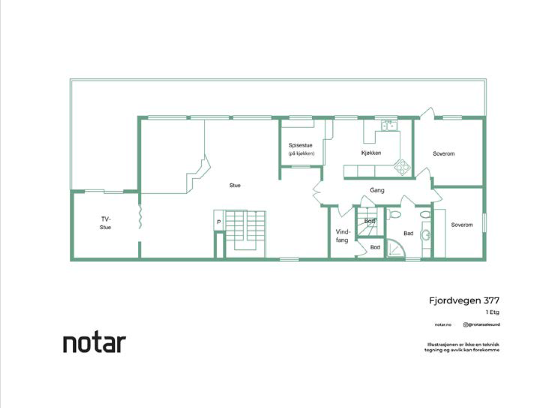 Plantegning 1 etasje Galleribilde