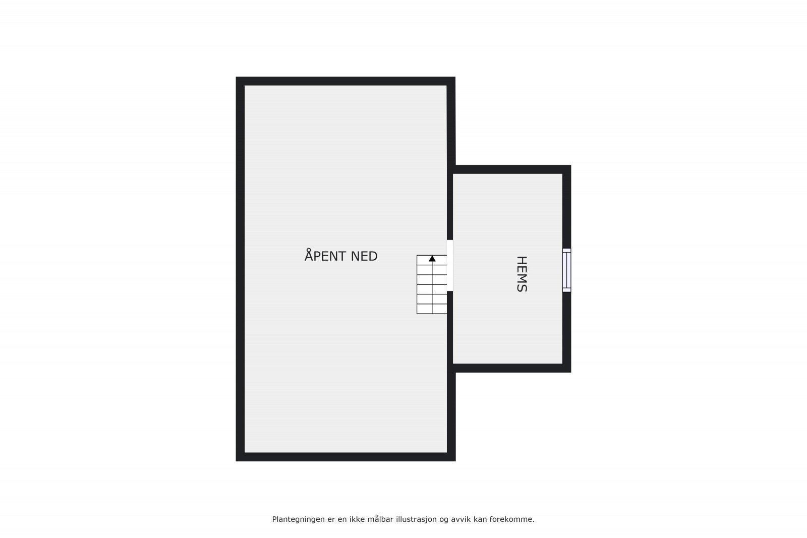 Plantegning hems. Galleribilde