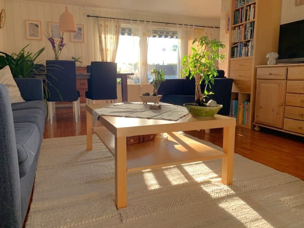 Fra stua mot terrassen Galleribilde