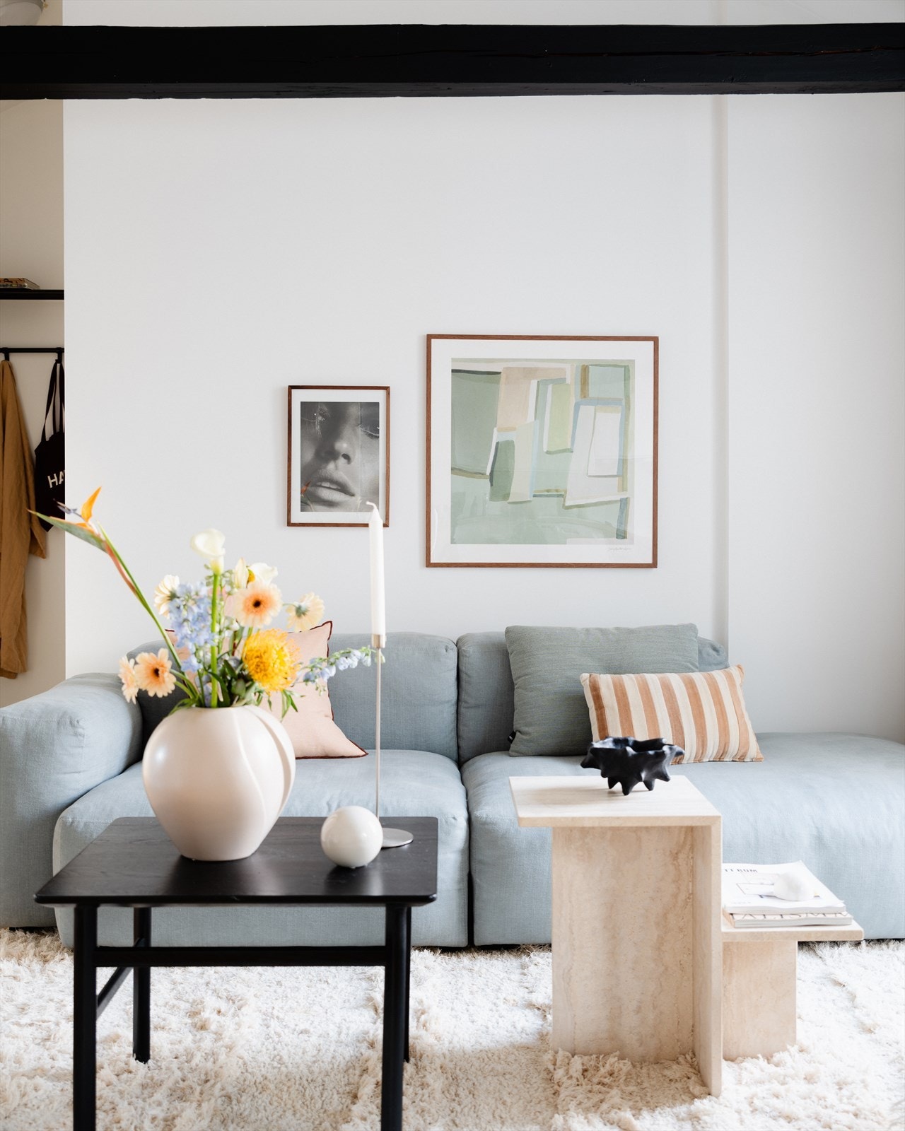 Vegg- og takflater malt i 2024 (utenom bad). Galleribilde