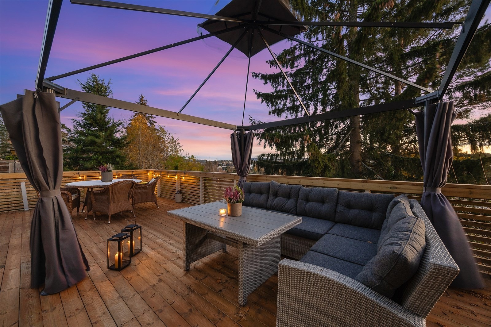 Herlige uteplasser og flott utsikt Galleribilde