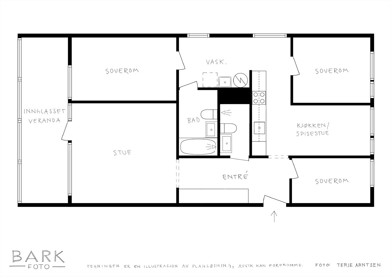 Plantegning Galleribilde