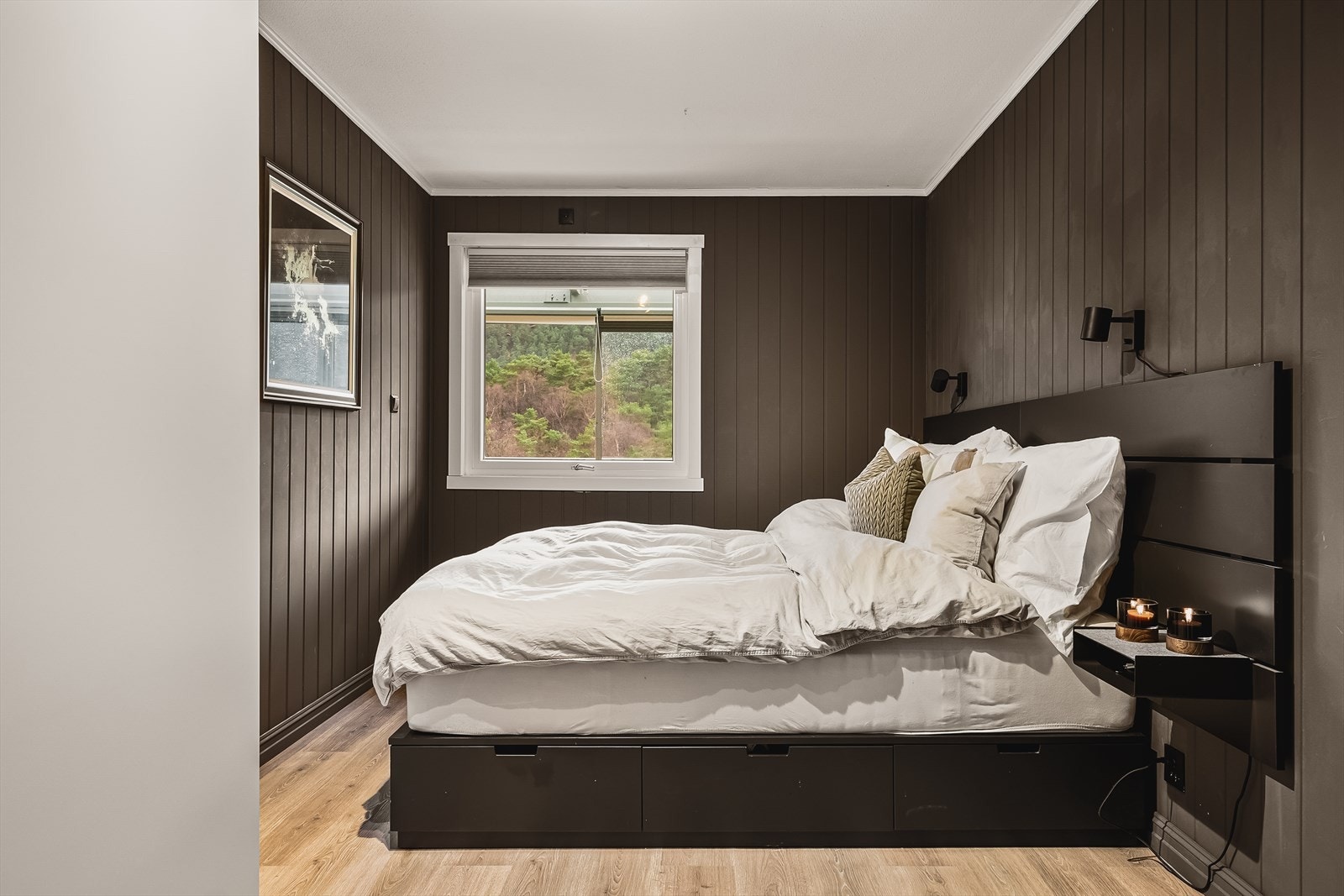 Leiligheten har tre soverom Galleribilde