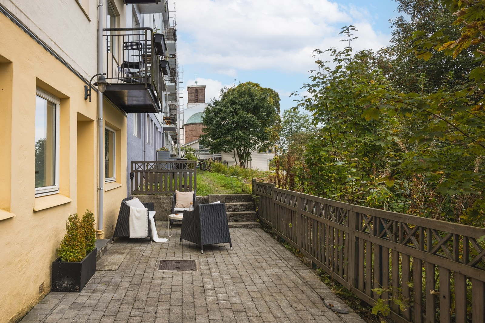 Koselig uteområde. Galleribilde