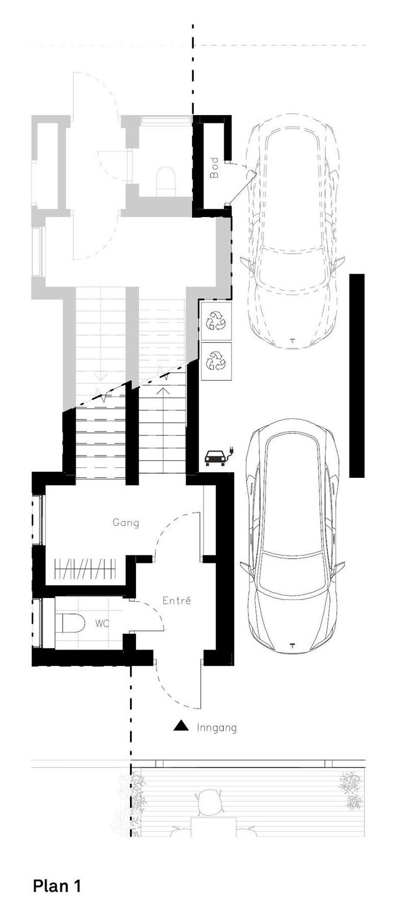 Plantegning 1. etasje. Avvik kan forekomme pga møbelløsninger m.m.. Galleribilde