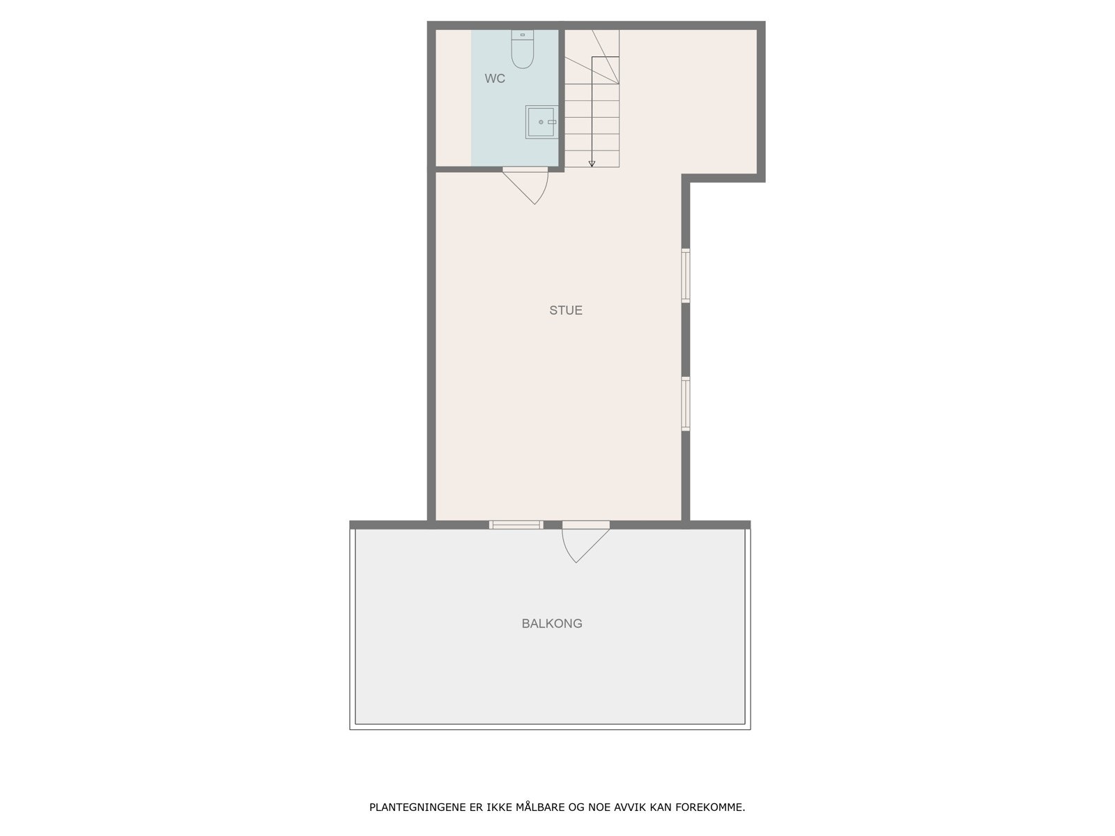 Plantegning loft. Galleribilde