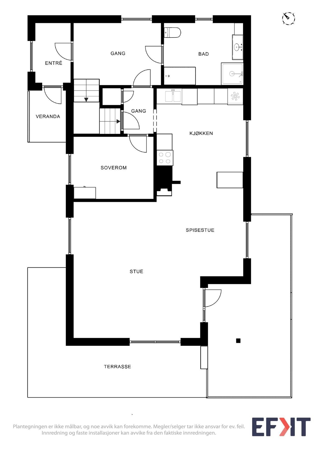 Plantegning Galleribilde