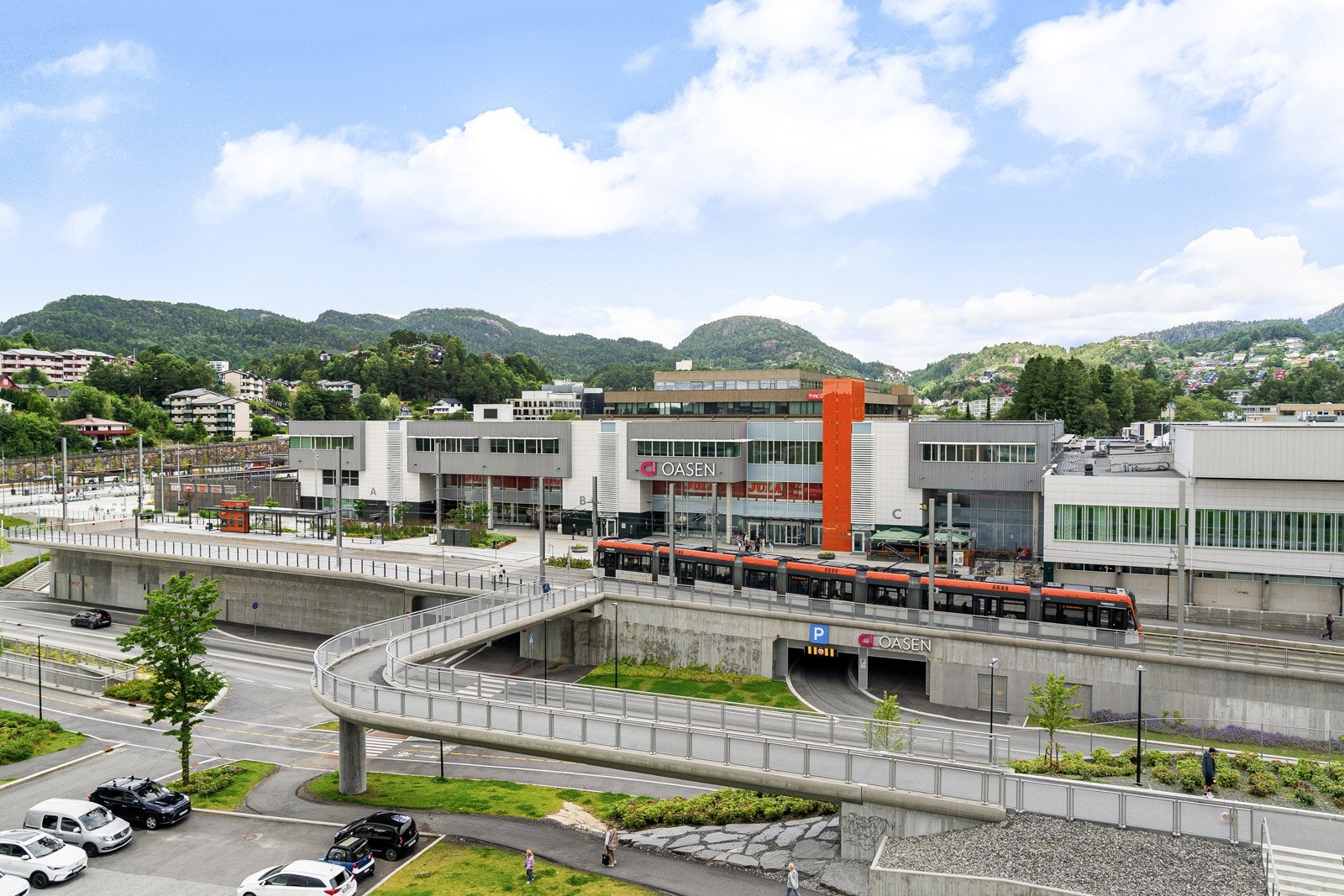 Oasen ligger ikke langt unna borettslaget. Galleribilde