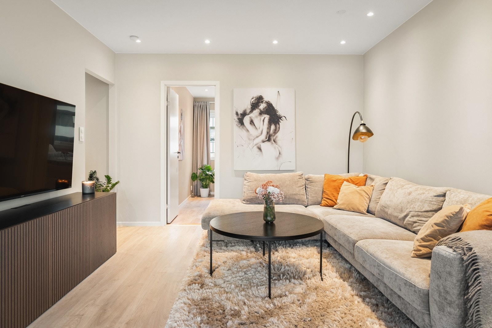 Praktisk planløsning som er enkel å møblere. Galleribilde