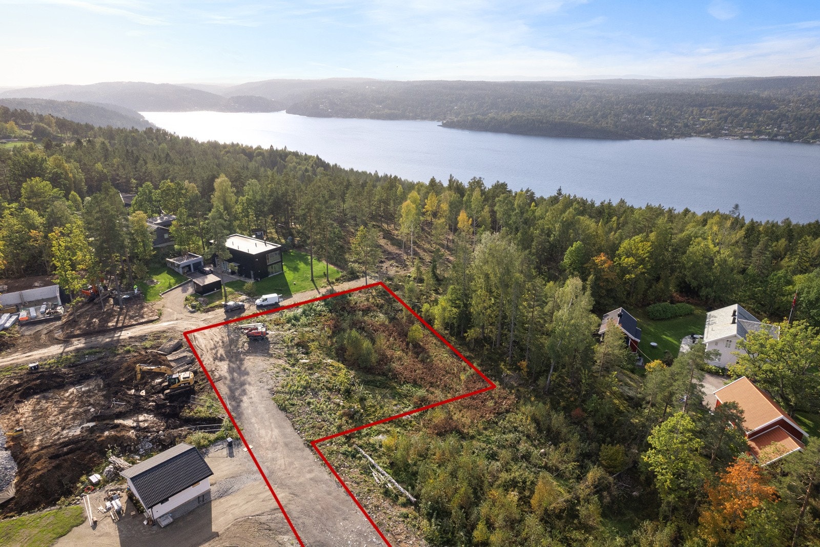 illustrasjon av tomtestørrelse Galleribilde