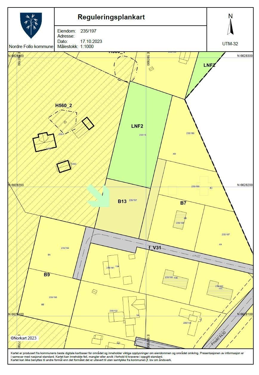 Reguleringskart Galleribilde