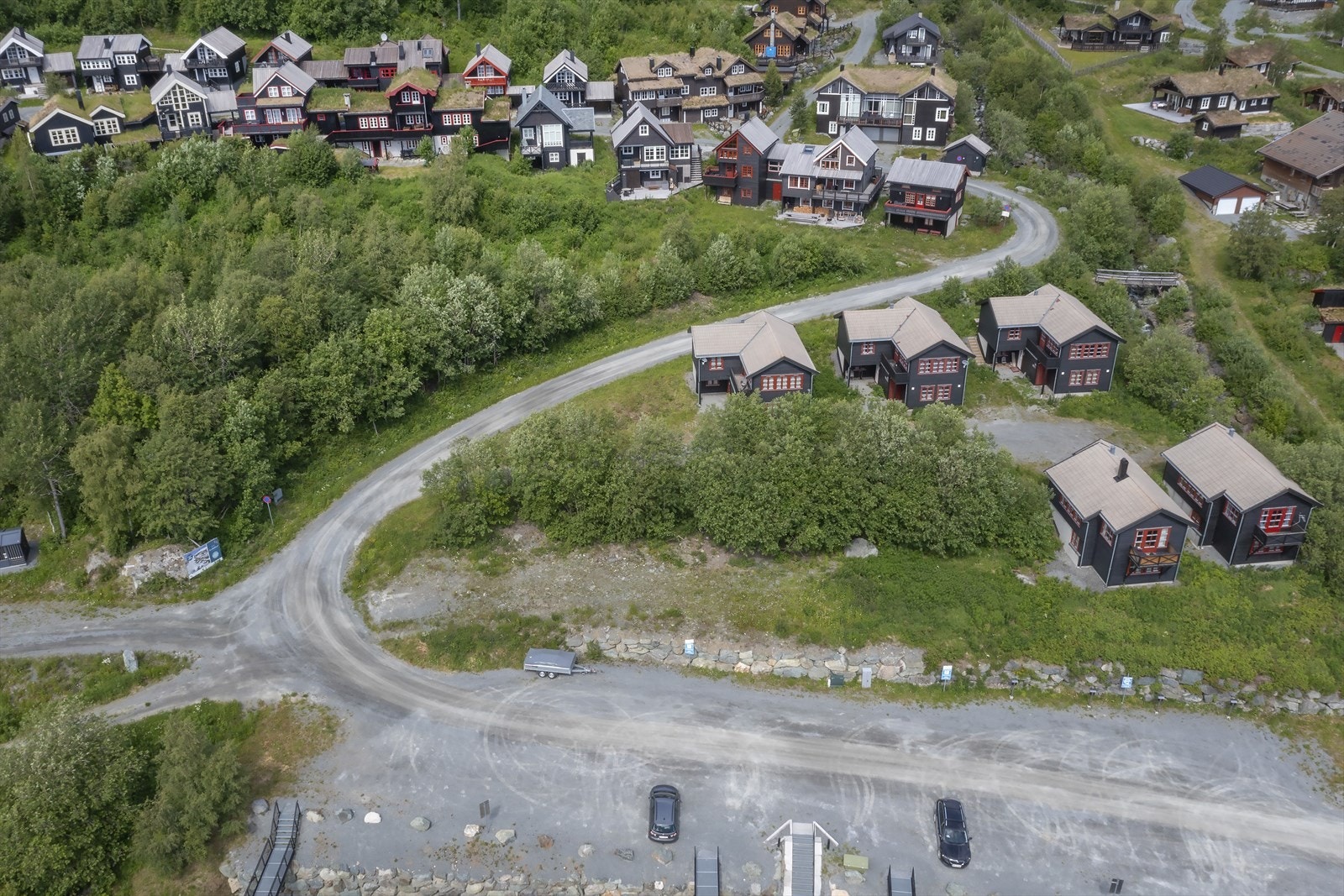 Oversiktsbilde som viser både felt 1 og 2 Galleribilde