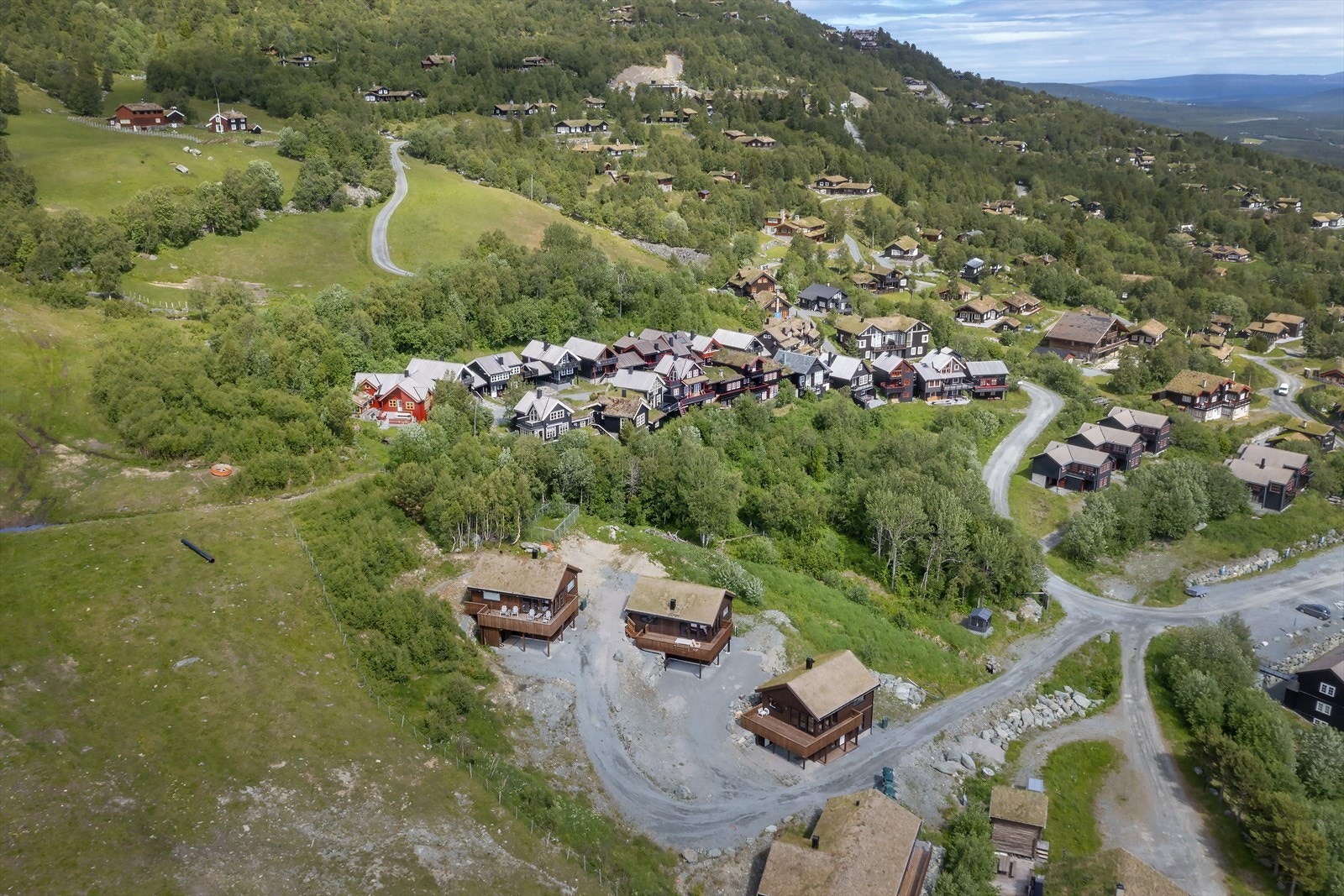 Oversiktsbilde mot nord Galleribilde