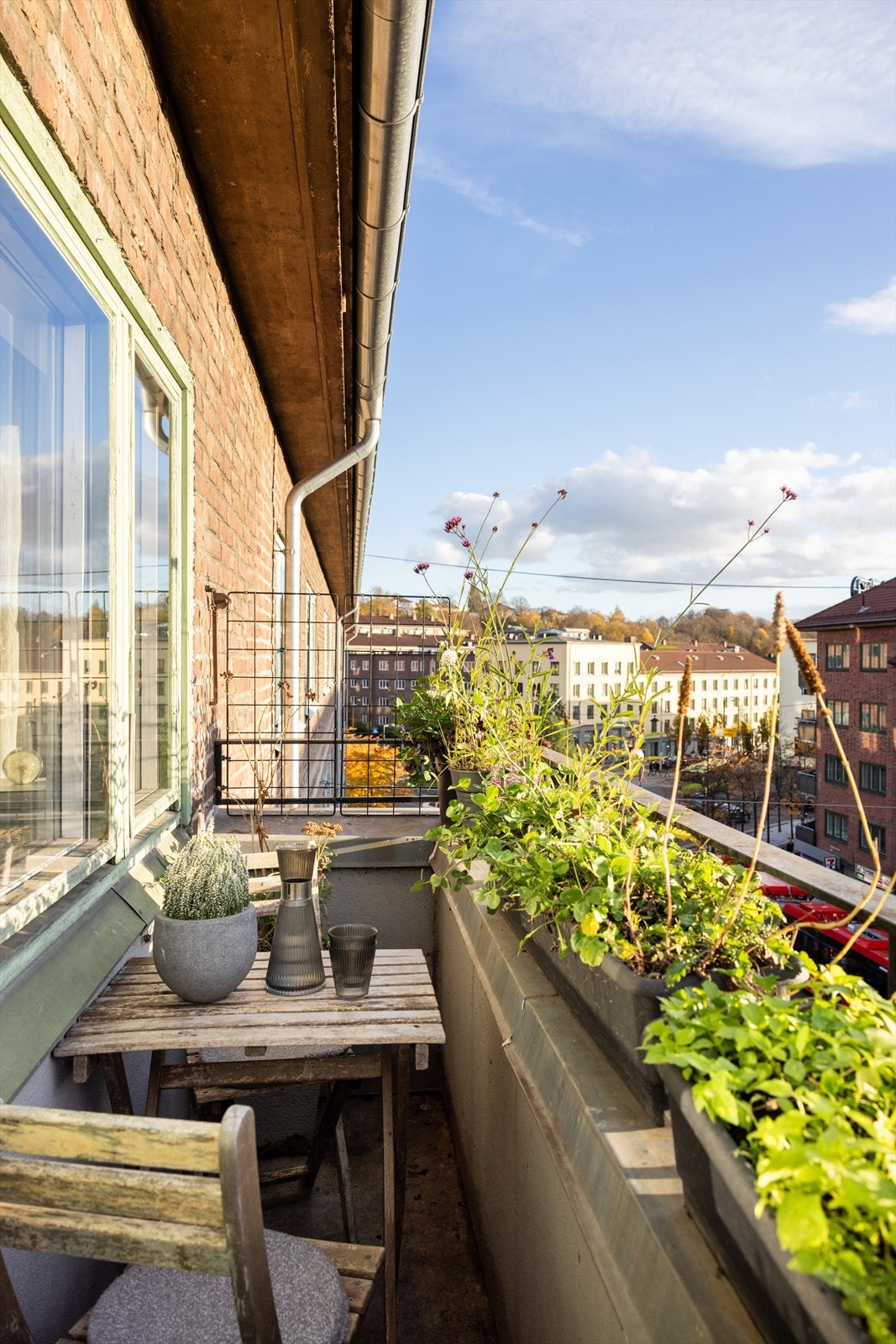 - Sydvestvendt balkong på ca. 2 kvm - Galleribilde