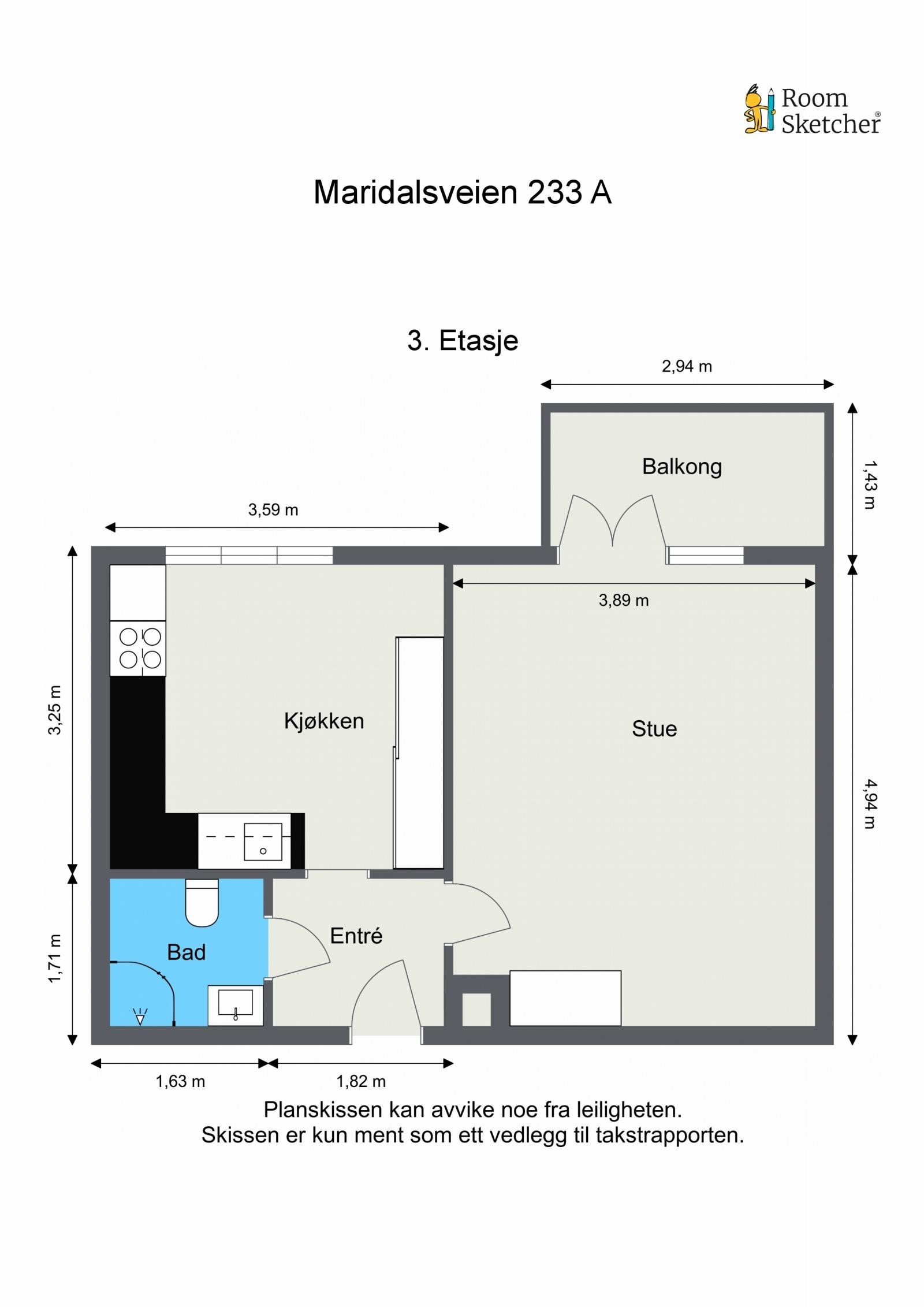 Plantegning Galleribilde