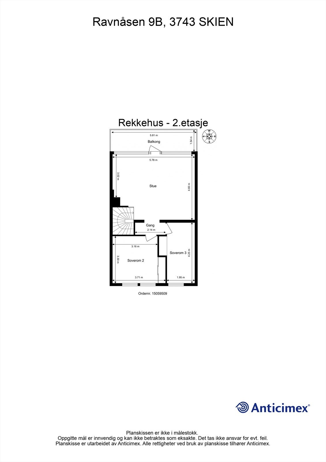 Plantegning 2. etg Galleribilde