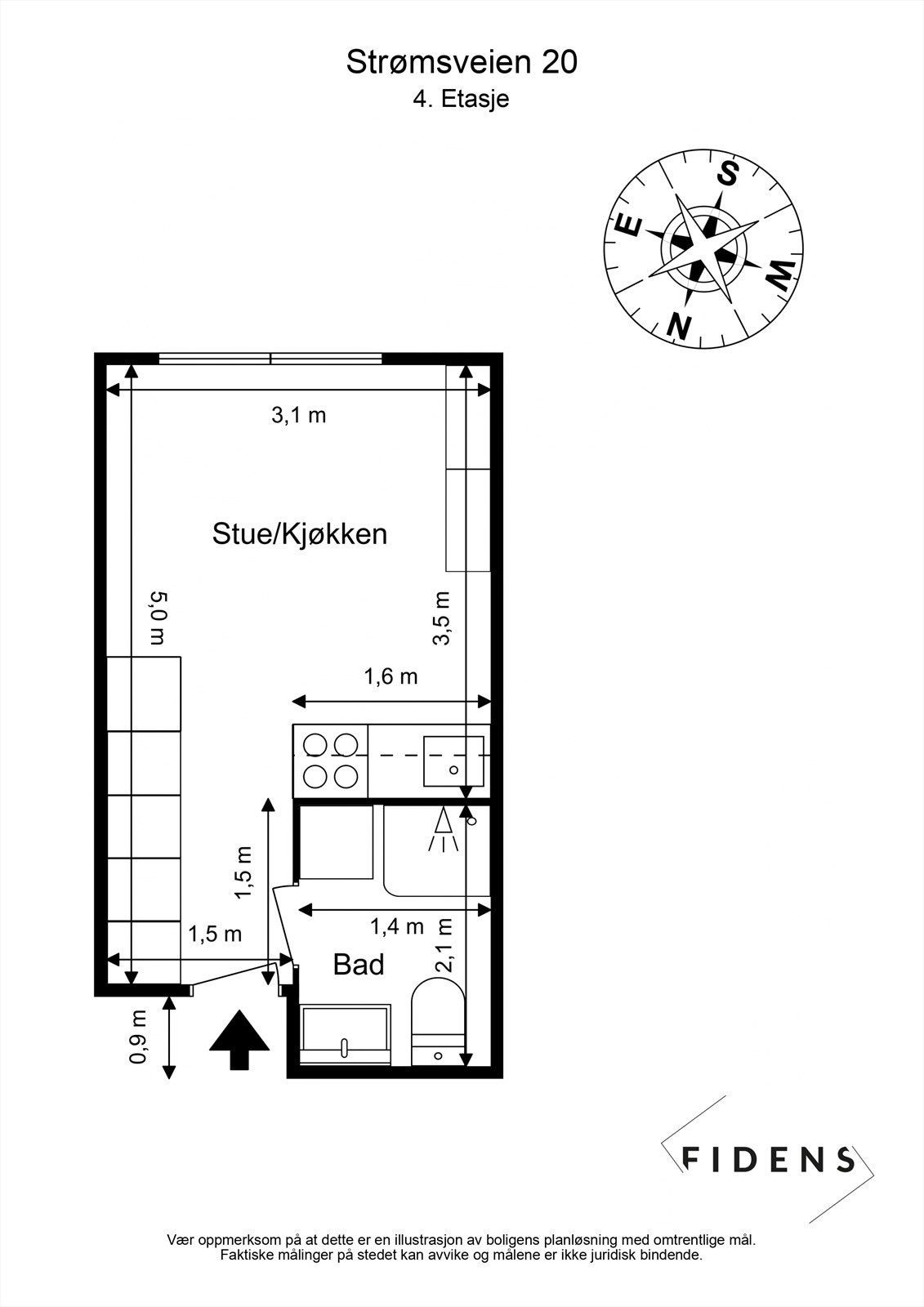 Plantegning Galleribilde