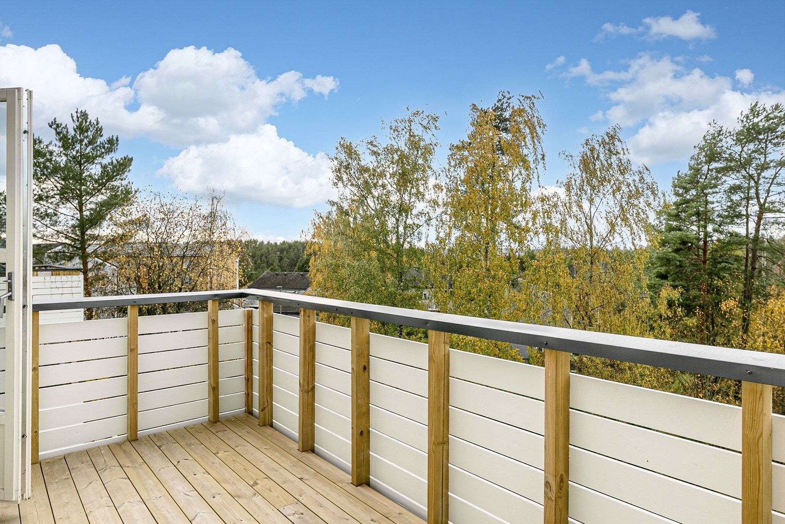 Balkongen er av god størrelse Galleribilde