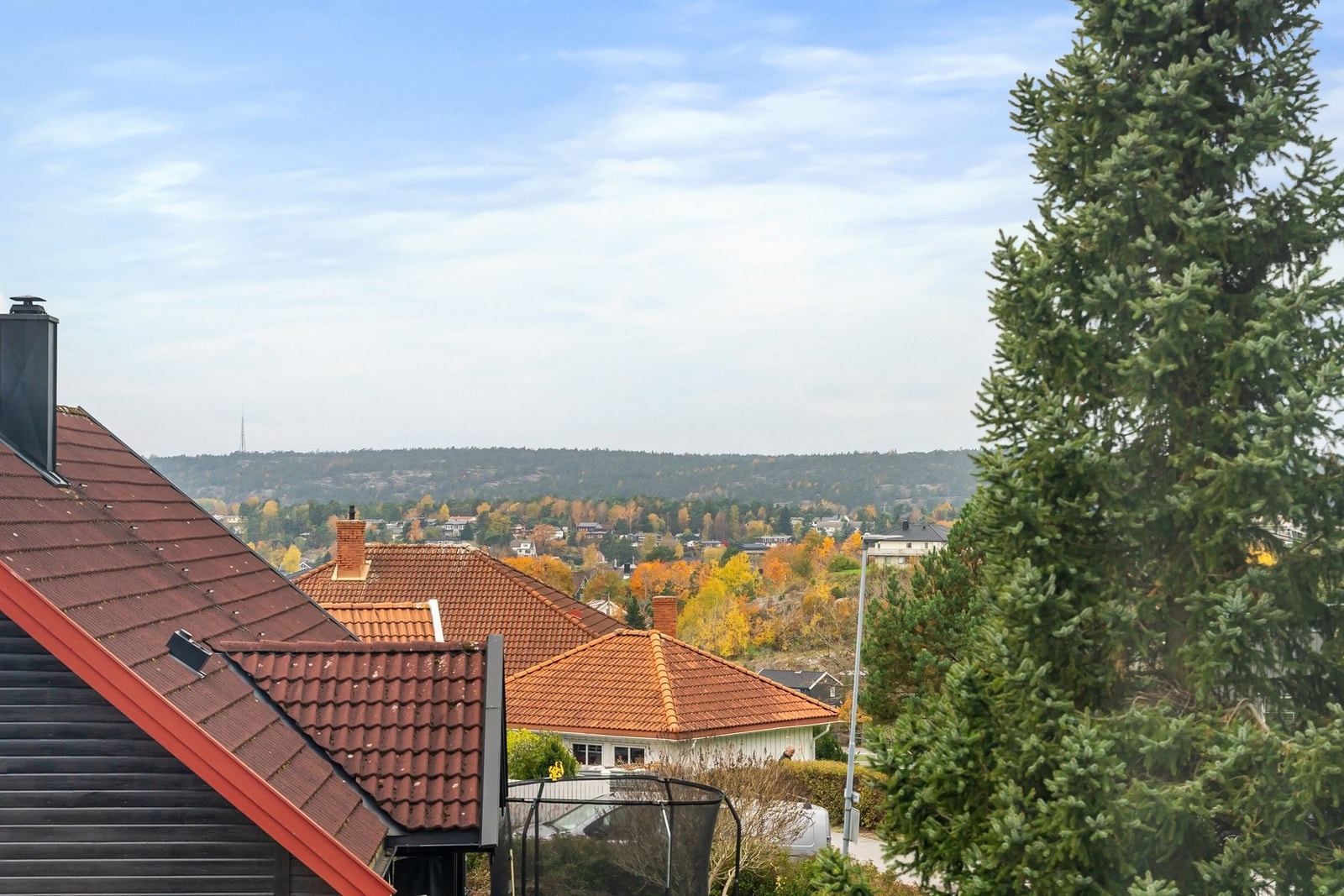 Utsikt fra hovedsoverom. Galleribilde