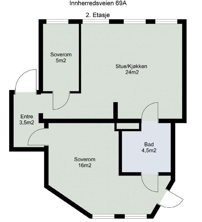 Plantegning Galleribilde