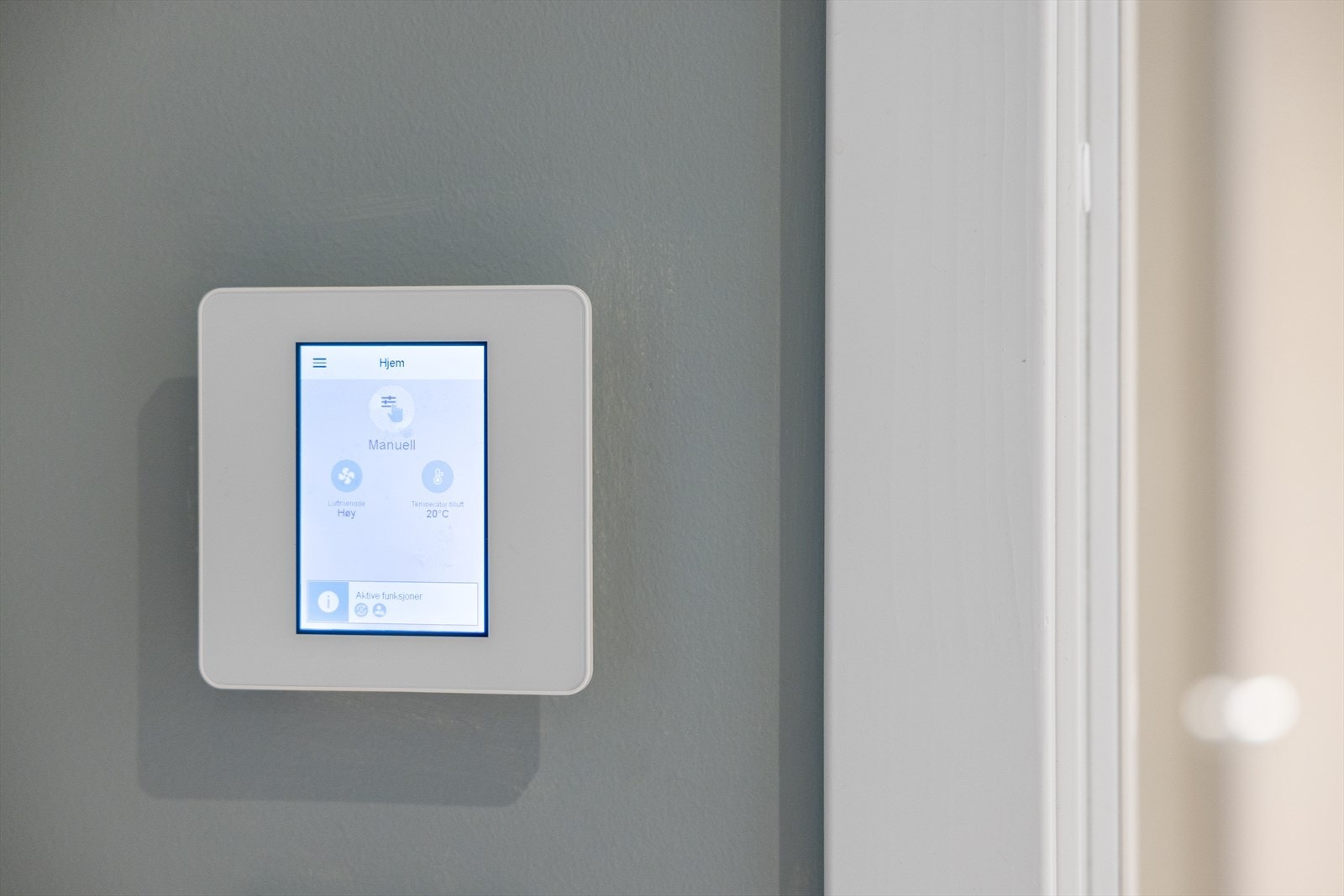 Boligen har balansert ventilasjon hvor du kan styre ønsket temperatur Galleribilde