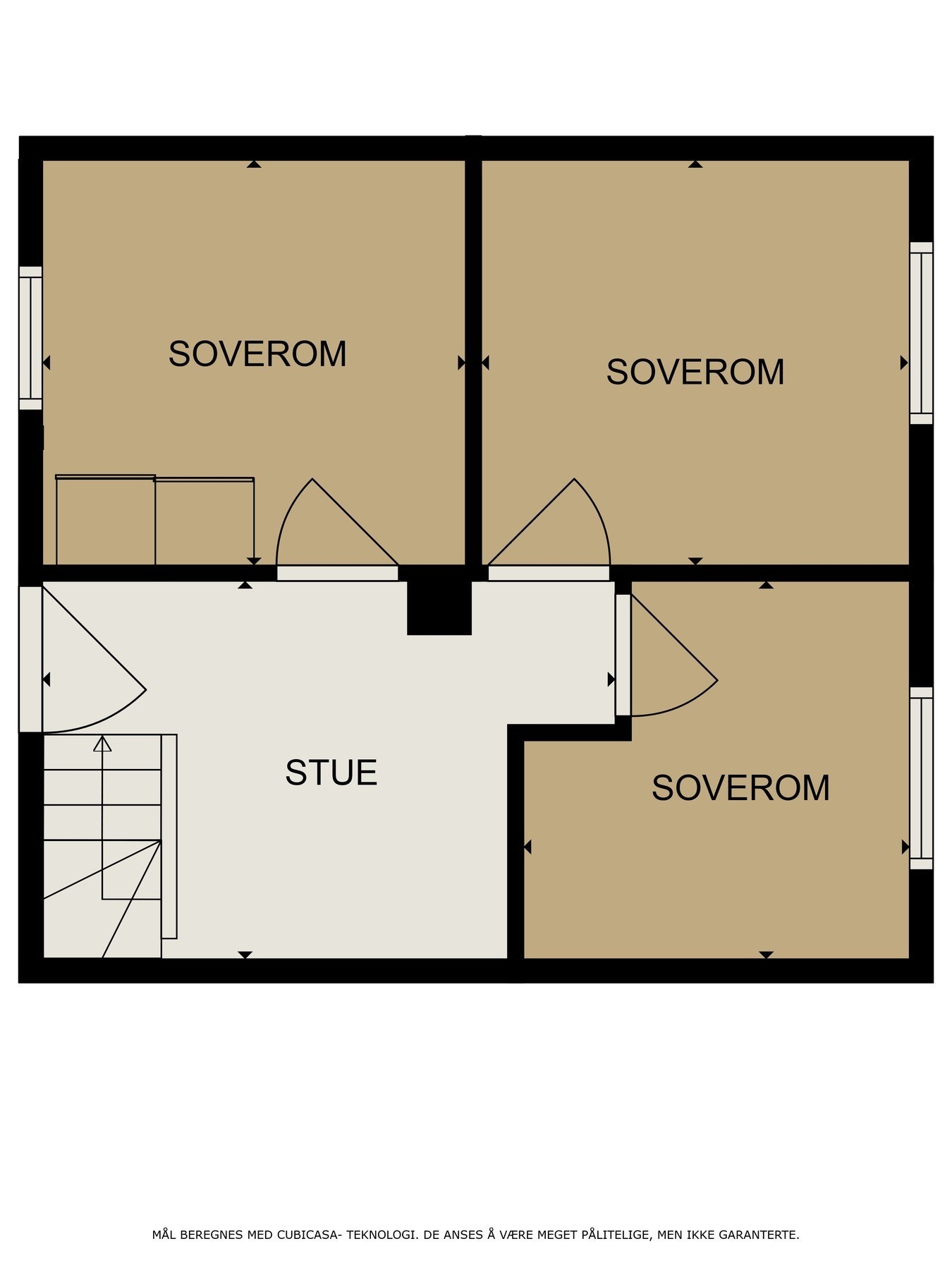 Plantegning 2. etasje Galleribilde